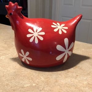 Ceramic Red Rooster decor